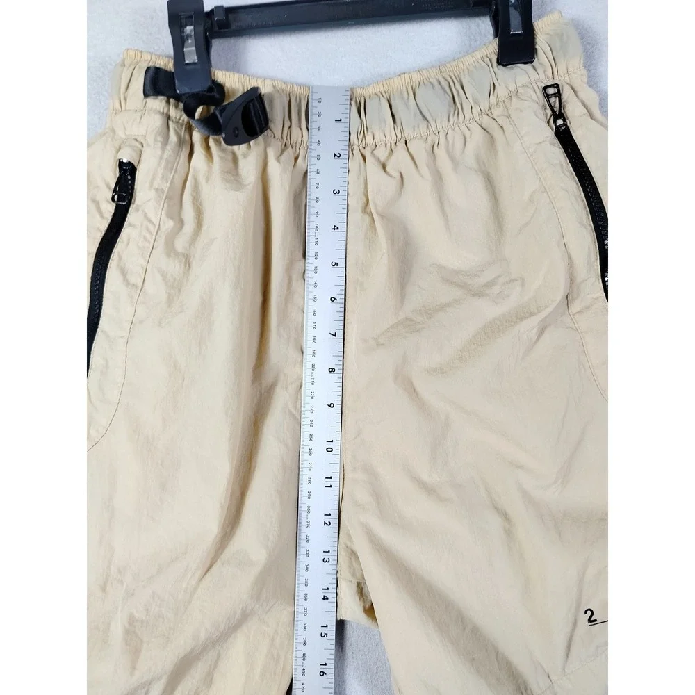 Jordan 23 Engineered Shorts Mens Medium Beige‎ Athletic Zip Pockets DQ7875-252